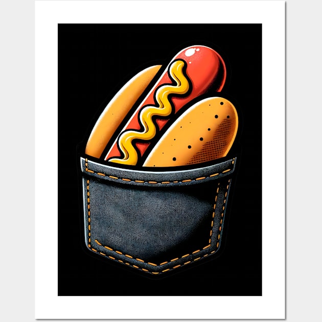 hotdog pocket Wall Art by FnF.Soldier 